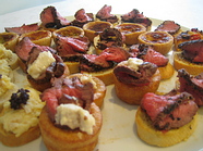 Delicious canapes